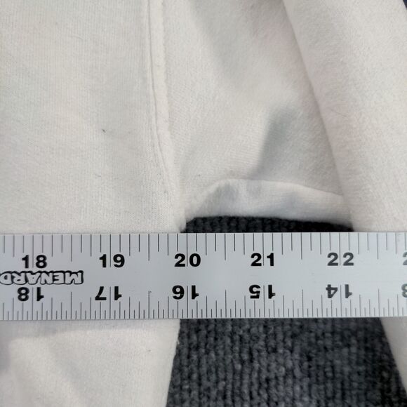 Siesta Key FL Hoodie Sweatshirt Mens Medium Pullover White Polycotton Blend - Picture 14 of 14